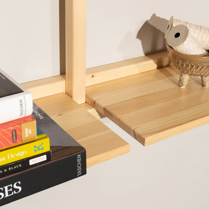 Karup Design - Groove Étagère murale, Big, H 127 x 192 cm, pin naturel