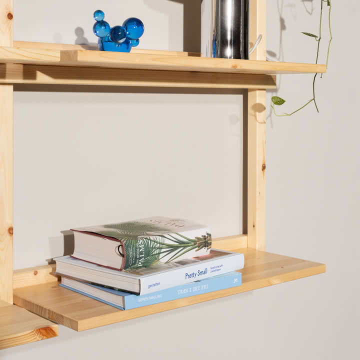 Karup Design - Groove Étagère murale, Big, H 127 x 192 cm, pin naturel