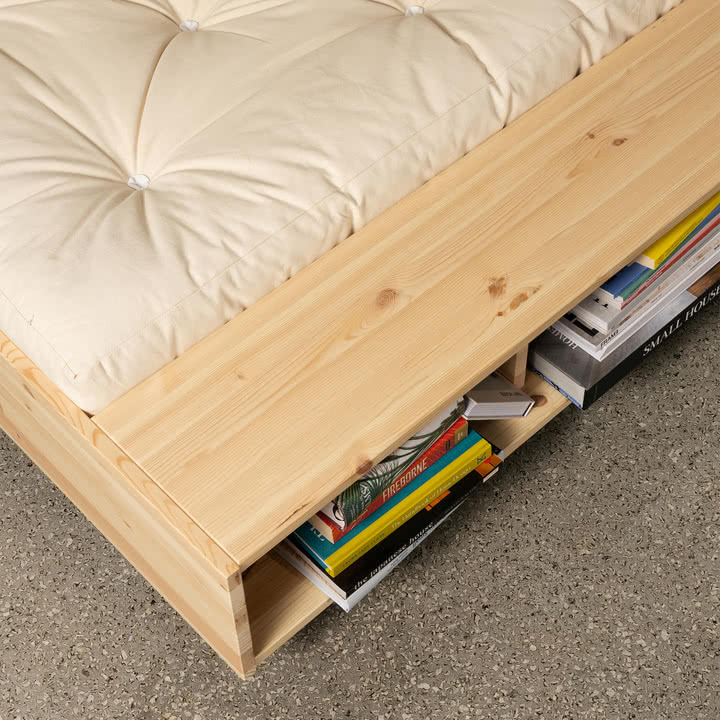 Karup Design - Merge Lit, 140 x 200 cm, pin naturel
