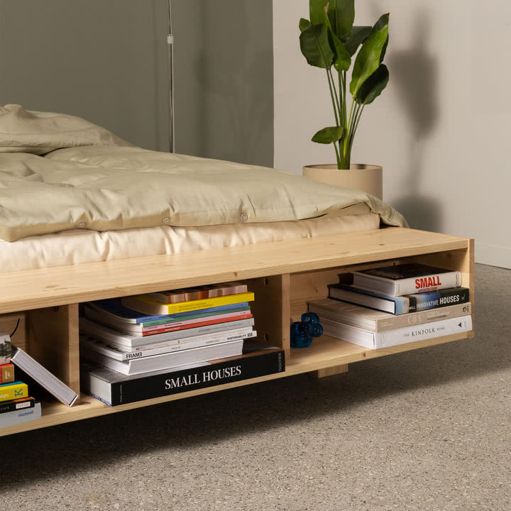 Karup Design - Merge Lit, 140 x 200 cm, pin naturel