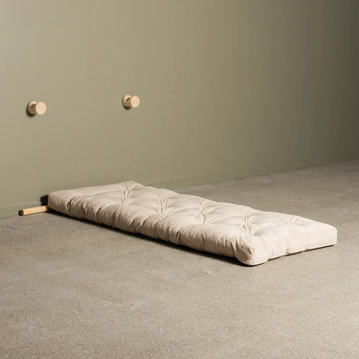 Karup Design - Hooked 75 Canapé-lit avec matelas Bravo 75 x 200 cm, ivoire
