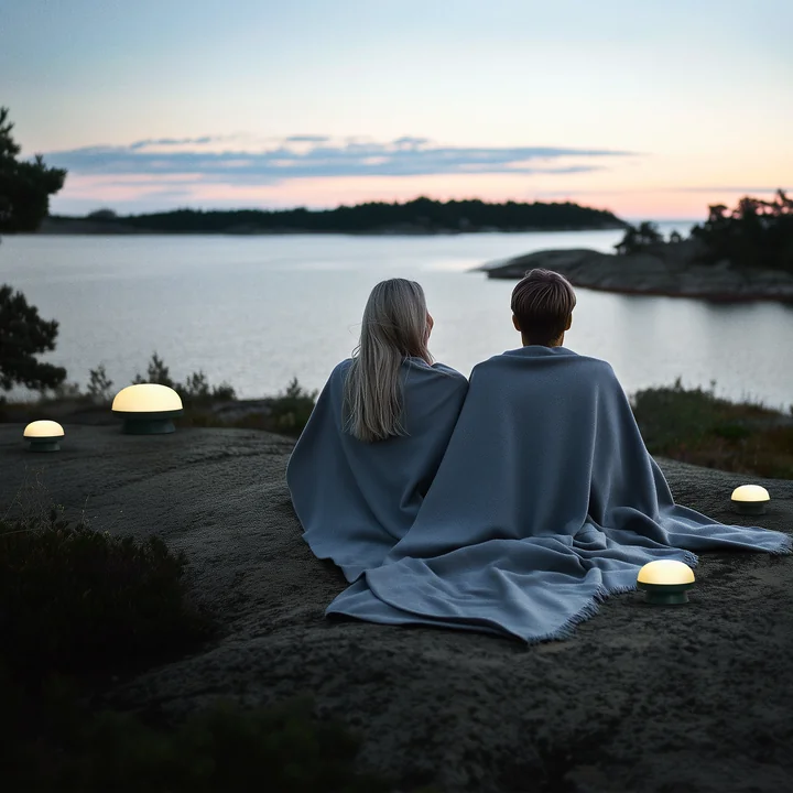 Rosendahl - Soft Spot Solar Akku-Dots, forest green