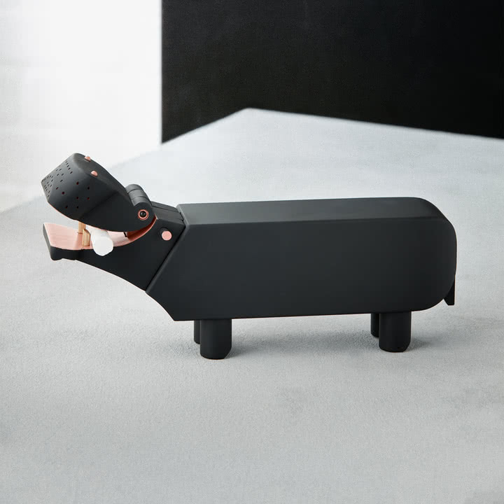 Kay Bojesen - Hippopotame en bois, noir
