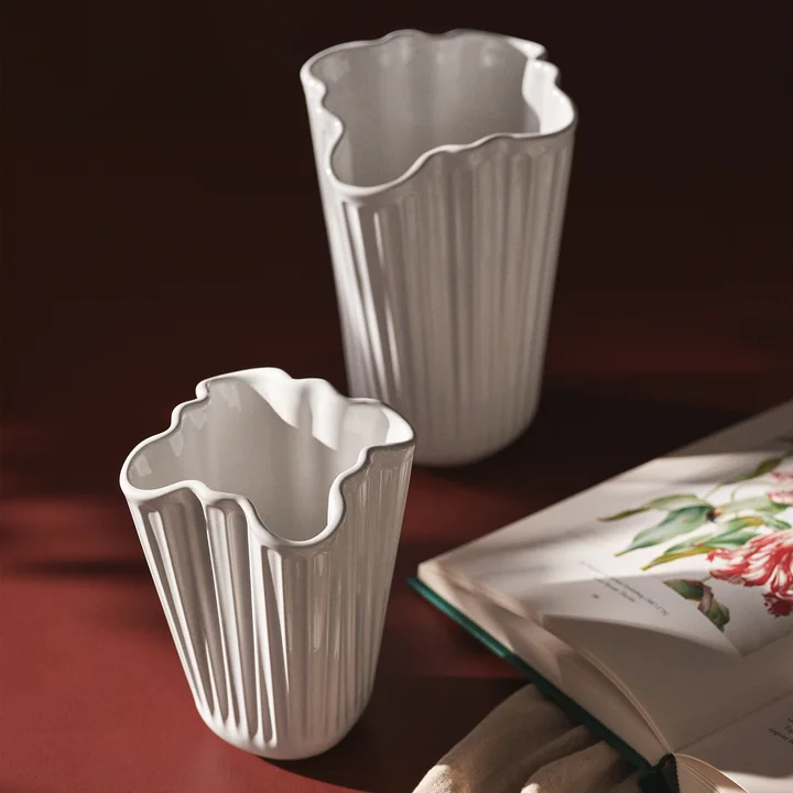 Kähler Design - Hammershøi Unfold Vases, blanc