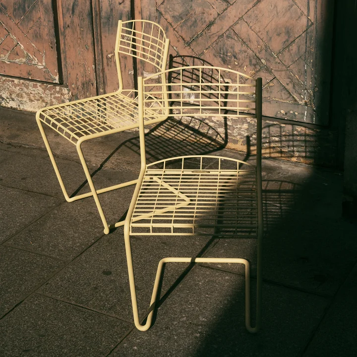 Grythyttan - Chaise de jardin High Tech, ivoire