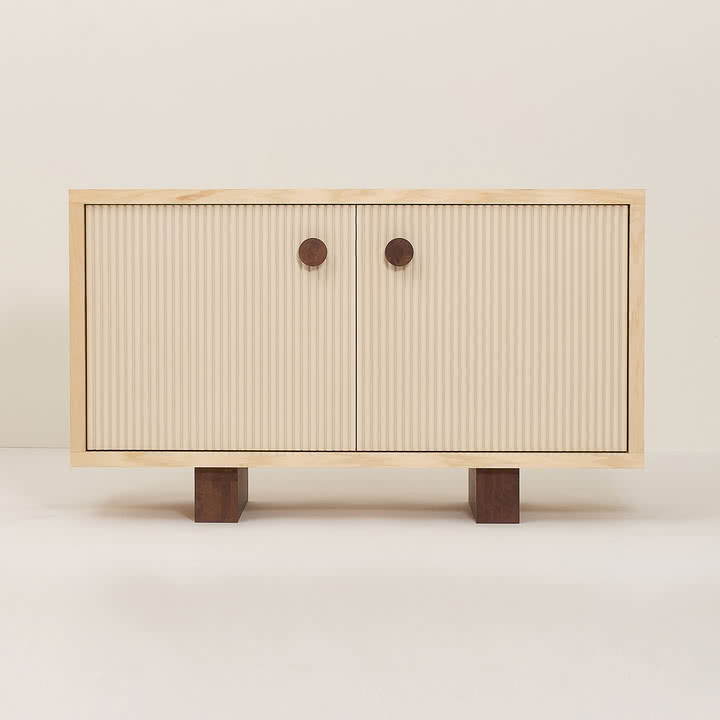 Nobodinoz x Heju - Buffet 70 x 120 cm, frêne naturel
