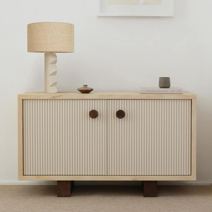 Nobodinoz x Heju - Buffet 70 x 120 cm, frêne naturel