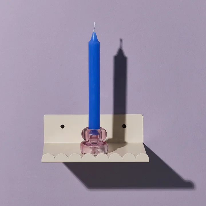 Nobodinoz - Vibes Étagère murale, petite, ivoire