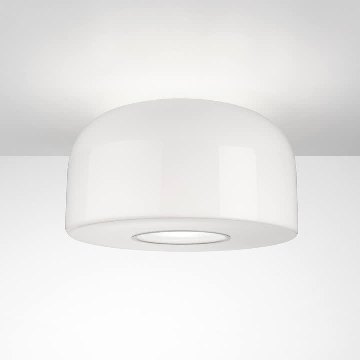 Flos - Bellhop Glass C2 Plafonnier, blanc