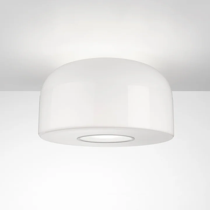 Flos - Bellhop Glass C2 Plafonnier, blanc