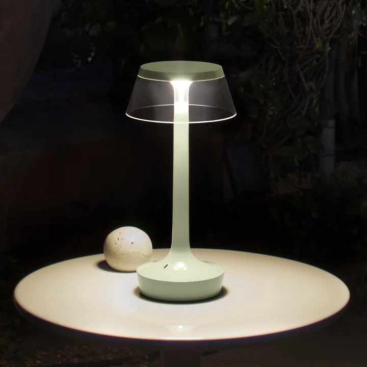 Flos - Bon jour Unplugged Lampe de table à accu, Color Tune, fresh mint