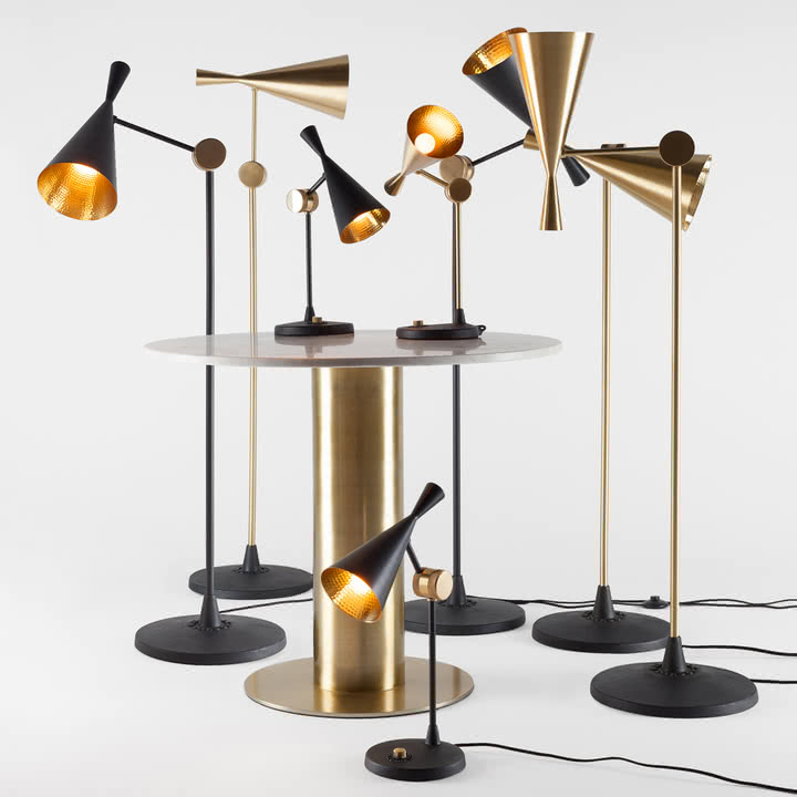 Tom Dixon - Beat LED Lampadaire, noir