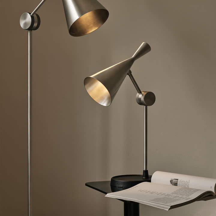 Tom Dixon - Beat Unbeaten LED lampe de table, aluminium