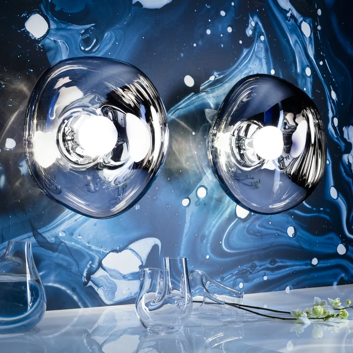 Tom Dixon - Melt LED Applique / Plafonnier, 50 x 28 cm, smoke