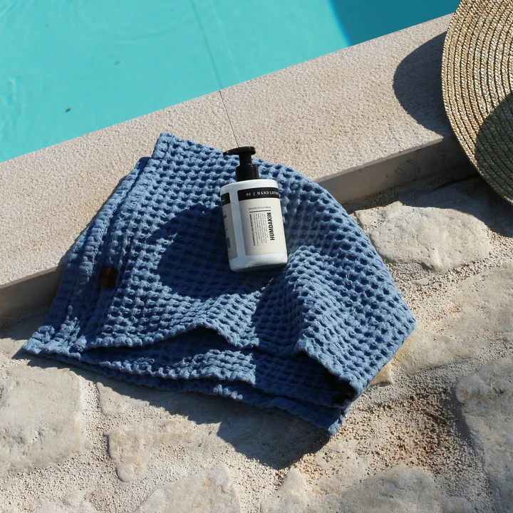 Serviette de bain gaufrée, 70 x 135 cm de Humdakin à ocean