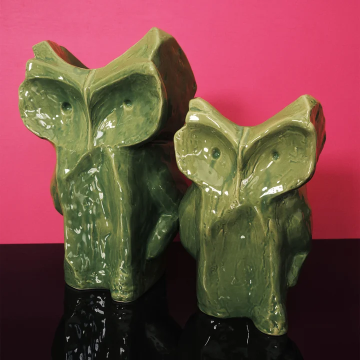 Serax - After Midnight Vase Owl S et L, vert