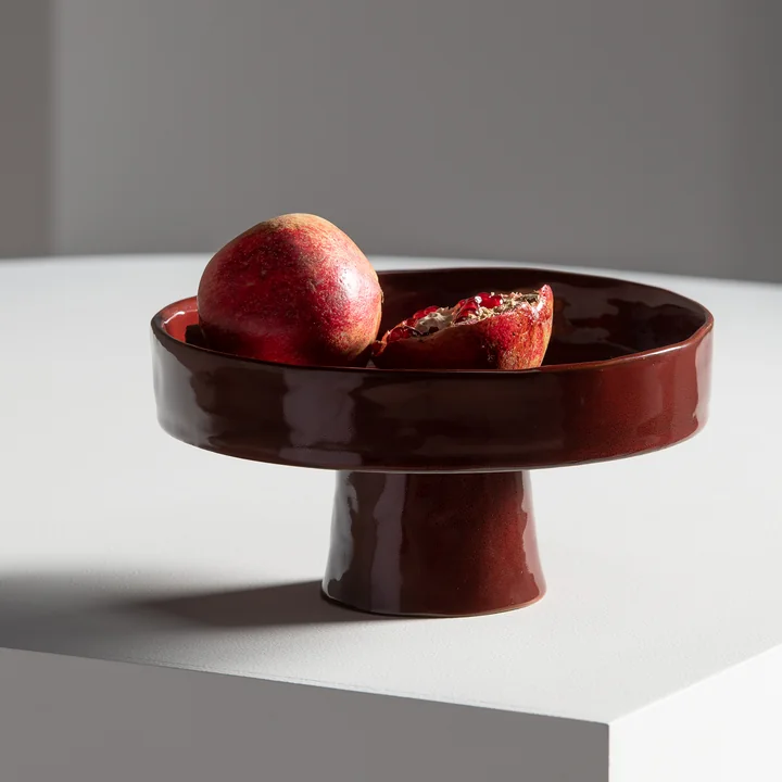 Serax - La Mère Assiette creuse avec pied L, venetian red