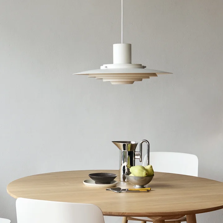 & Tradition - P376 Lampe à suspendre, KF1 / blanc mat