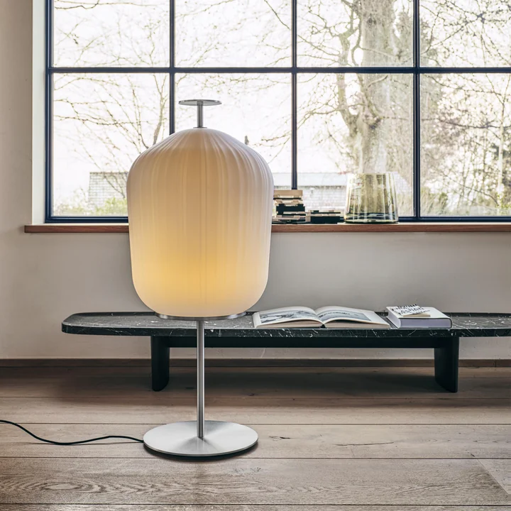 ClassiCon - Matéria table basse, longue, 170 x 39 cm, marbre Nero Marquina / noir