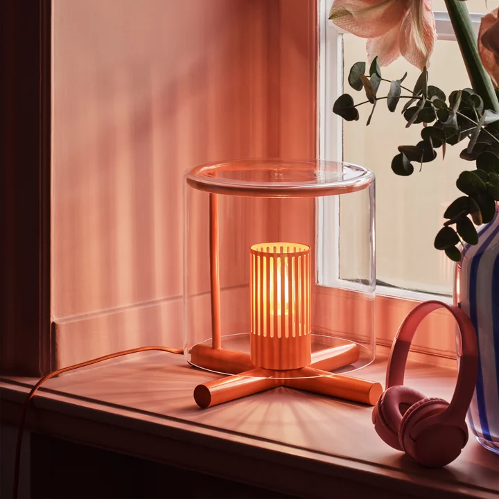 Design House Stockholm - Fireplace lampe de table, orange