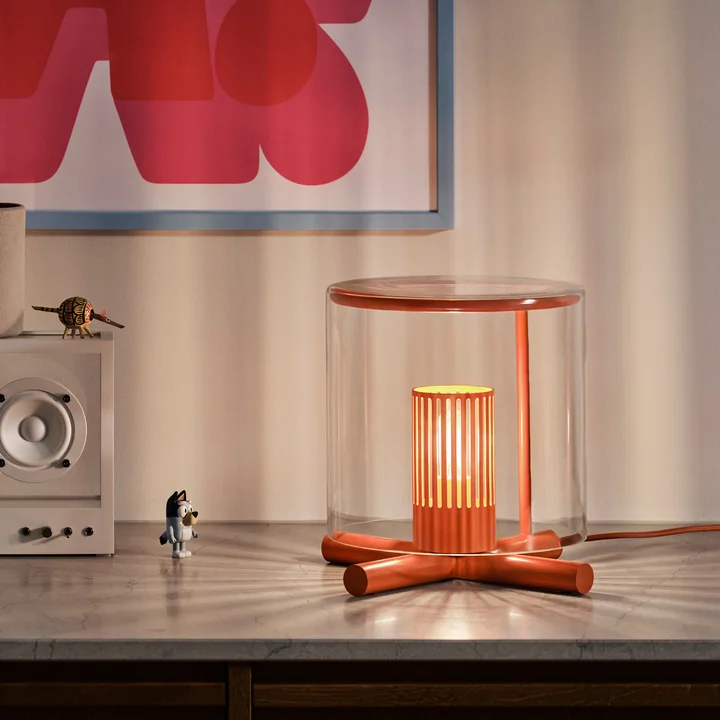 Design House Stockholm - Fireplace lampe de table, orange