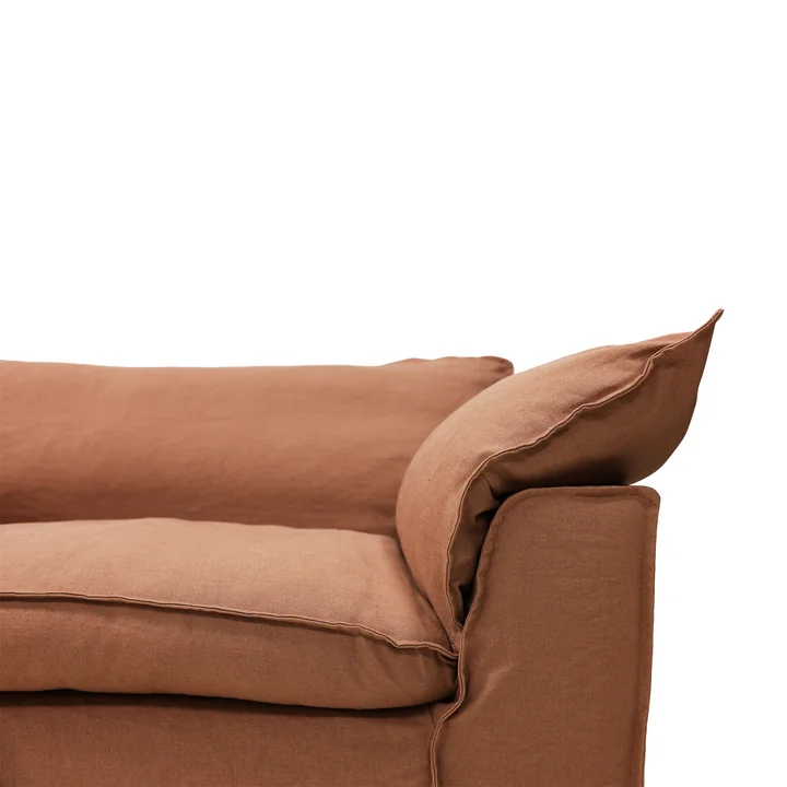 HKliving - Nomad Canapé, lin / dusty rose