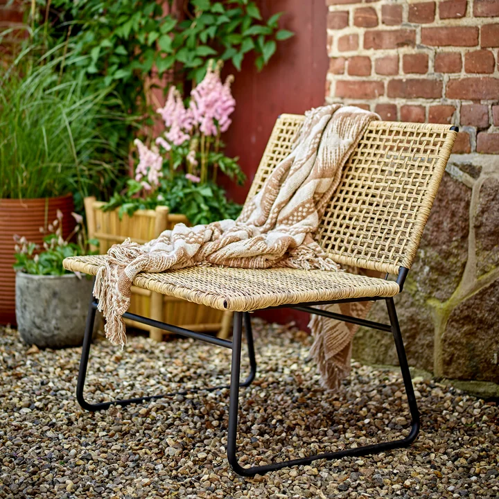 Bloomingville - Vallone chaise de salon, naturel