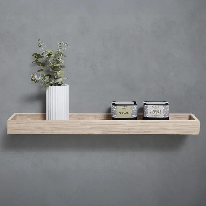 Andersen Furniture - Étagère murale 11, 44 x 12 cm, chêne