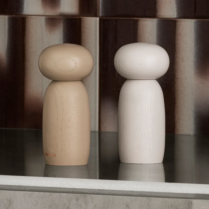 Blomus - Moli Moulin à sel et à poivre, moonbeam / nomad (lot de 2)