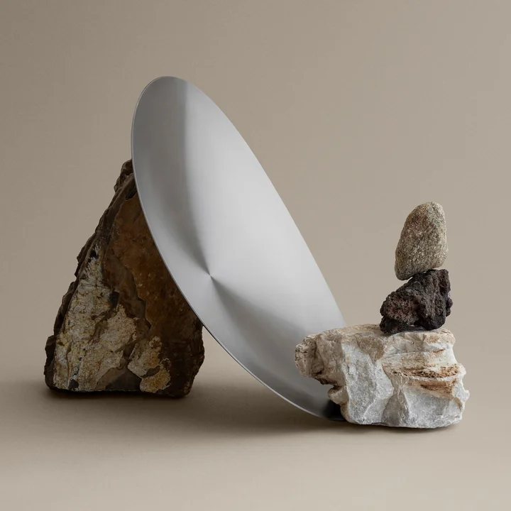 Blomus - Ondea Coupe plate, acier inoxydable mat