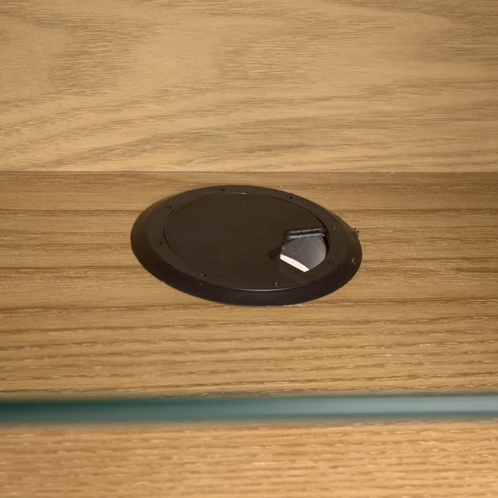 Zuiver - Barbier Buffet avec portes coulissantes, frêne