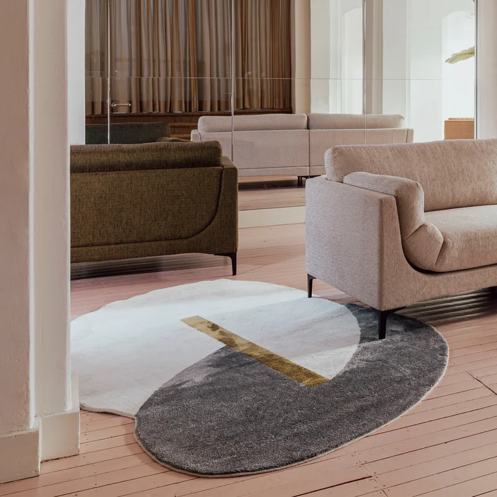 Zuiver - Phila Tapis, 160 x 257 cm, bleu