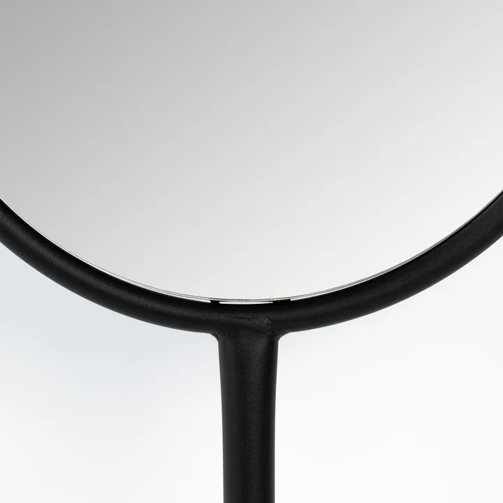 Zuiver - Tess Miroir sur pied ovale, noir