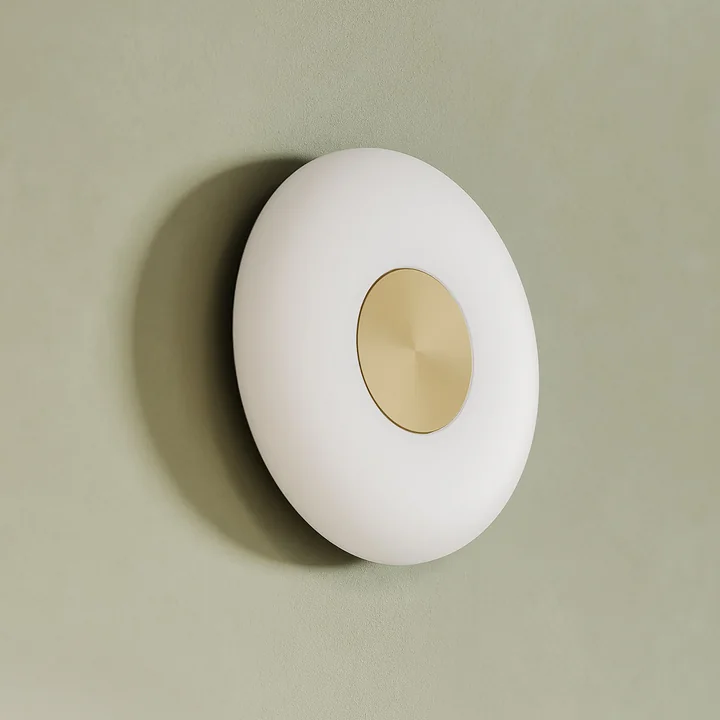 Northern - Glint LED Applique murale, small, noir mat, Ø 25 cm