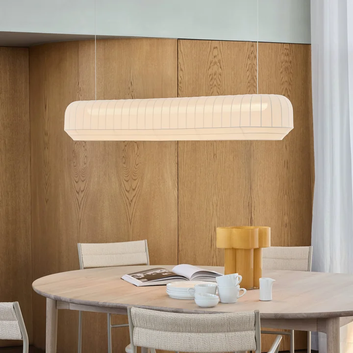 Northern - Tradition LED suspension, linéaire, L 120 cm, blanc cassé