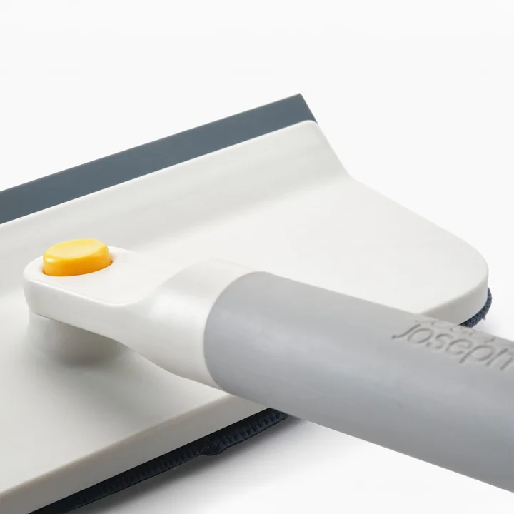 Joseph Joseph - CleanTech raclette et essuie-vitre en microfibre 2 en 1, stone
