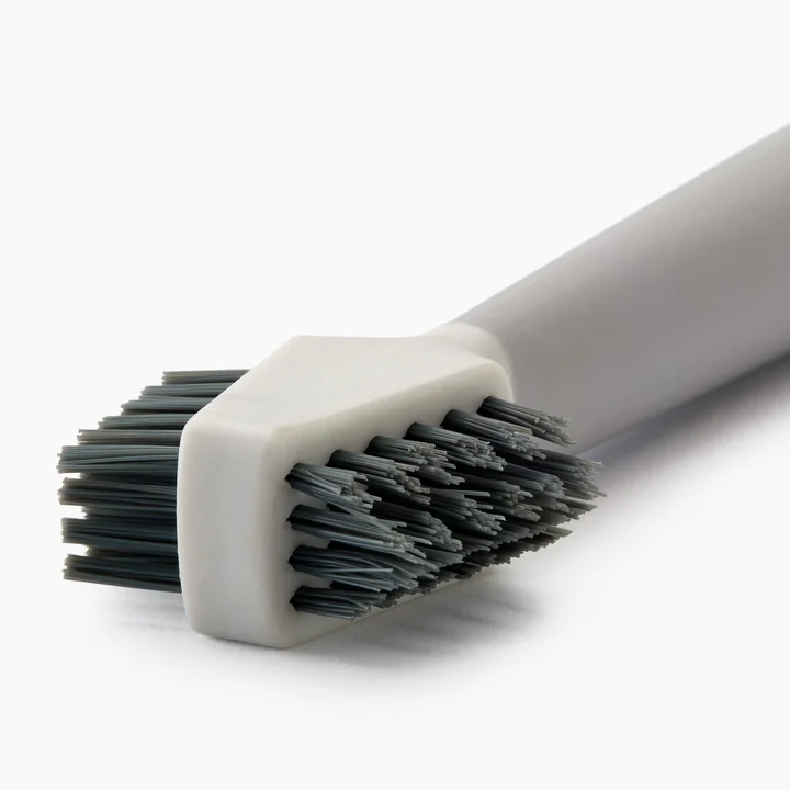 Joseph Joseph - CleanTech 3-en-1 Petite brosse de nettoyage avec manche, light stone
