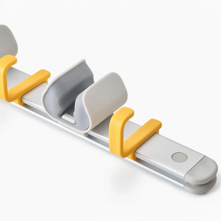 Joseph Joseph - CleanTech support mural pour appareils de nettoyage, argenté