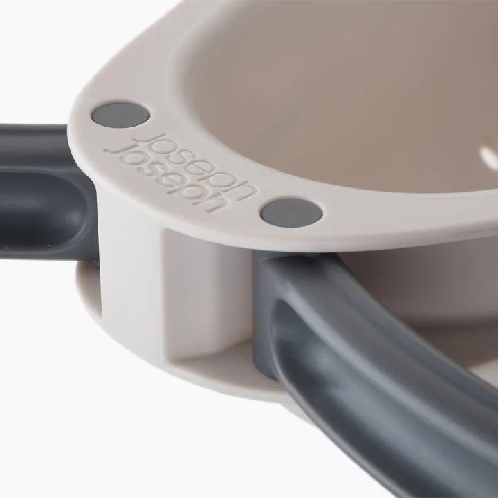 Joseph Joseph - Droplet Passoire de cuisine avec poignées pliables, stone
