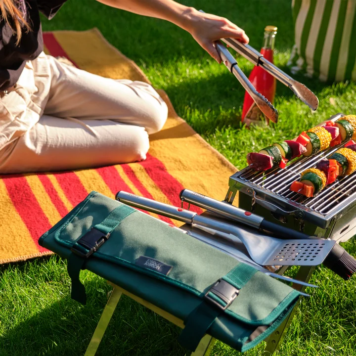 Joseph Joseph - GrillOut Set d'ustensiles de barbecue extensible avec sac de transport