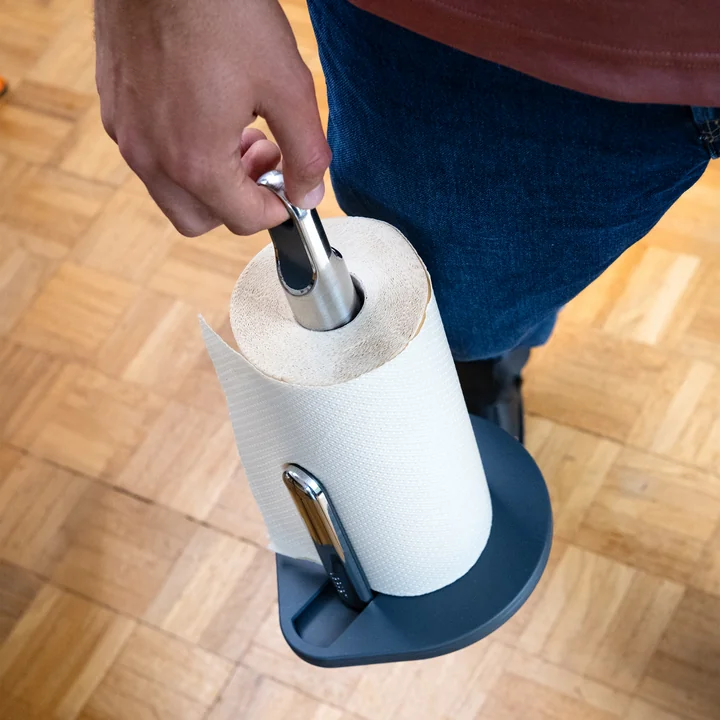 Joseph Joseph - Porte-rouleau de cuisine Hold avec poignée, graphite