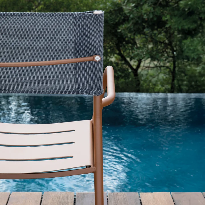 Vermobil - Vera chaise à accoudoirs, oasi