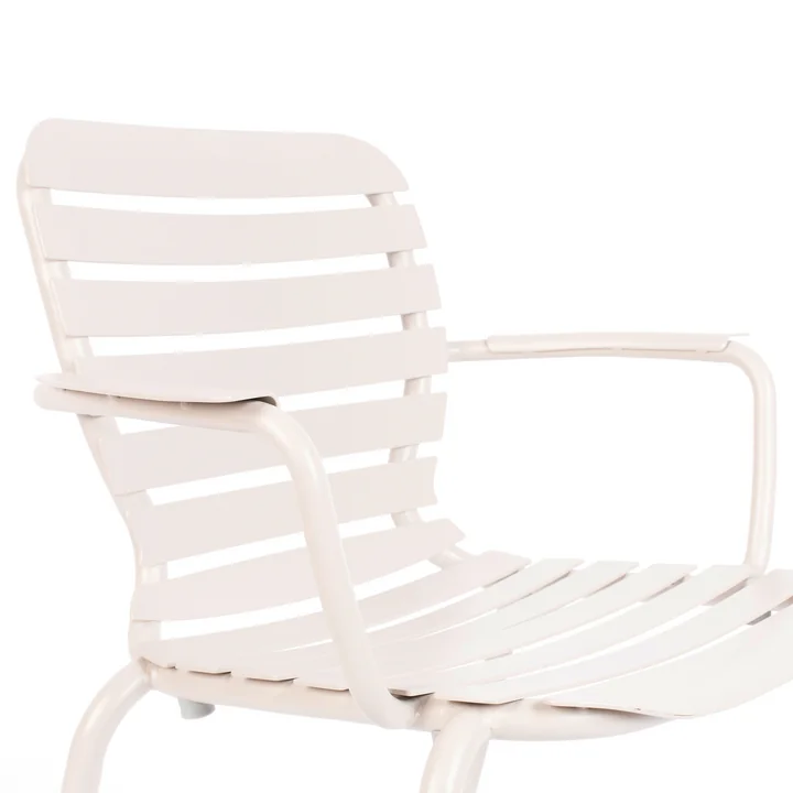 Zuiver - Vondel Chaise de jardin avec accoudoirs, clay