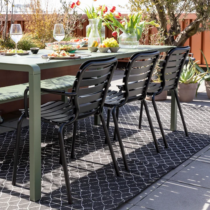 Zuiver - Vondel Chaises de jardin, noir