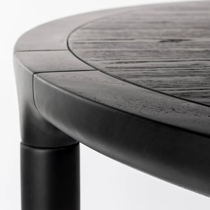 Zuiver - Storm Table de salle à manger, ronde, noire