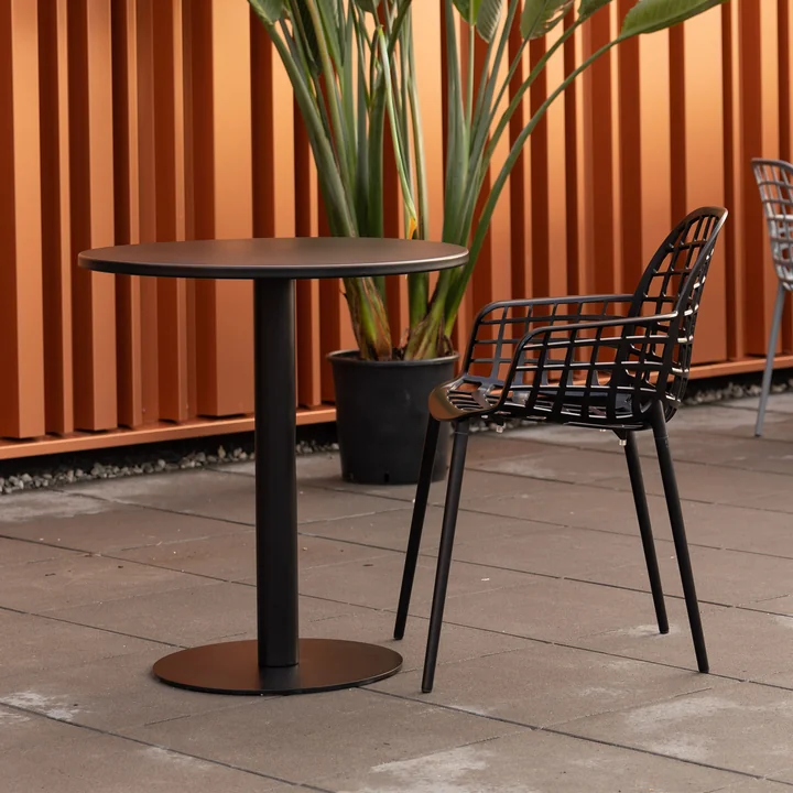 Zuiver - Metsu Table de bistrot, noir
