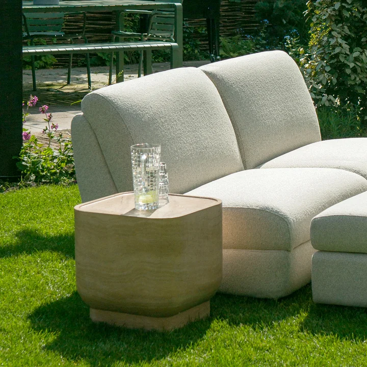 Zuiver - Noble Table d'appoint carrée, beige