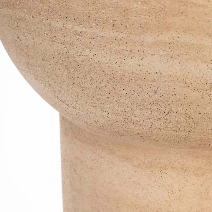 Zuiver - Noble Table d'appoint ovale, beige