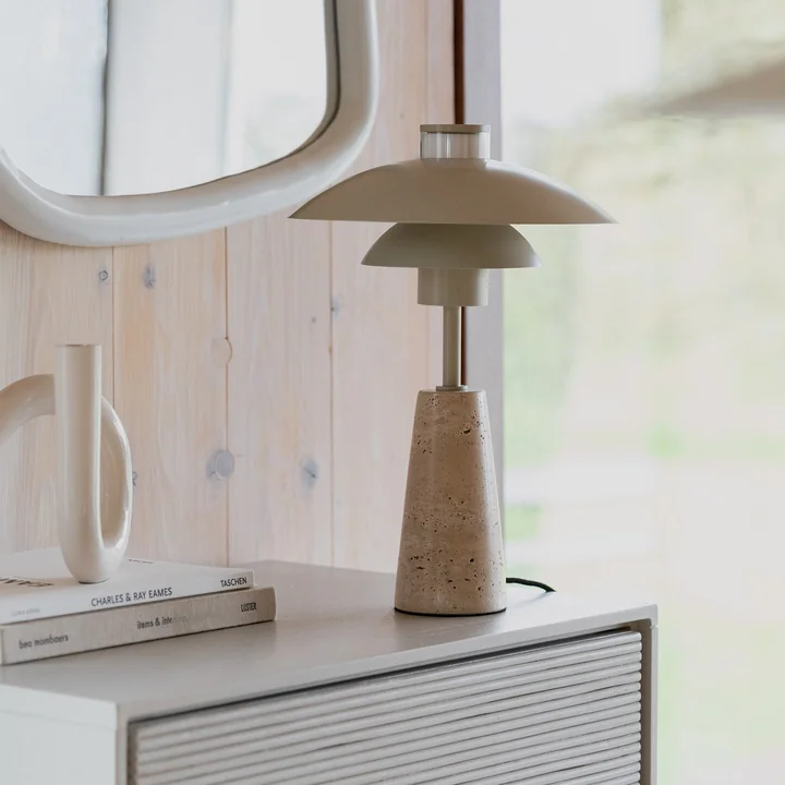Zuiver - Cole Lampe de table LED, beige