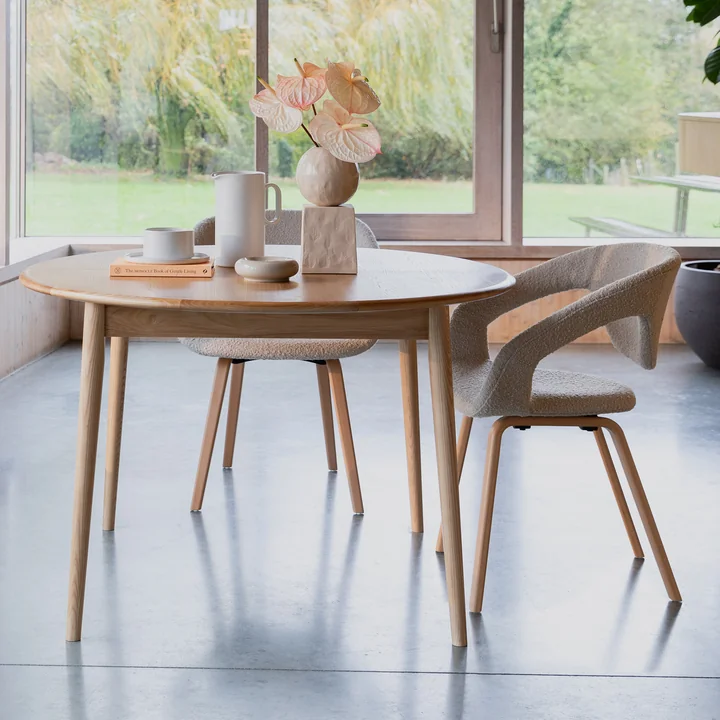 Zuiver - Flexback Chaise, Boucle beige